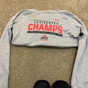 Medium grey Ohio state hoodie